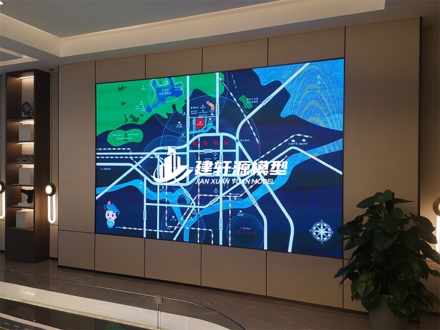 龙文地产壁挂模型制作