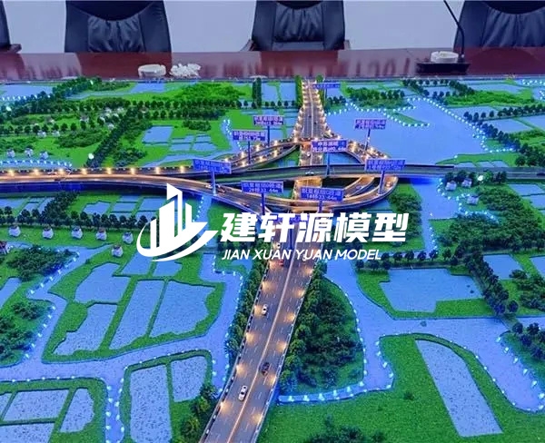 龙文高速公路沙盘定制